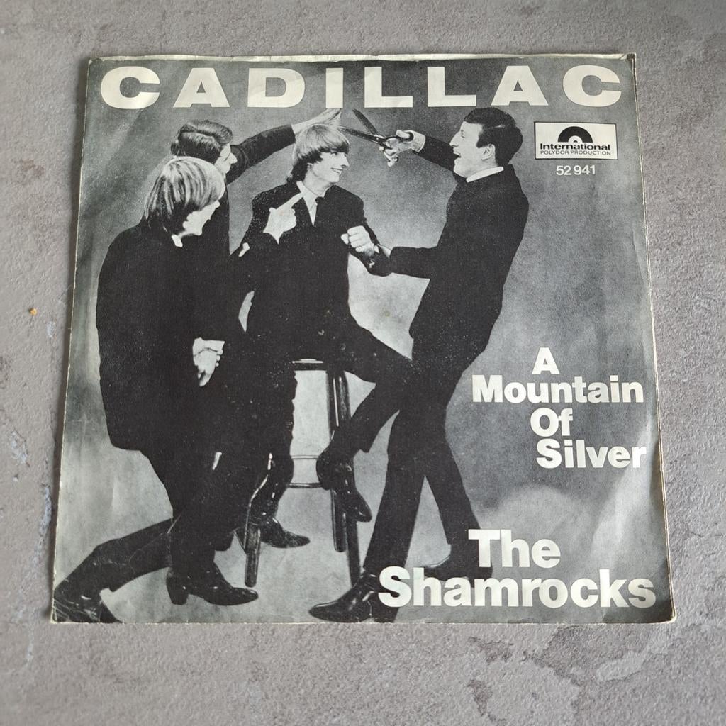 The Shamrocks - Cadillac (1965, Duitse Mono Single), Gebruikt, Originele persing, 7 inch, Single