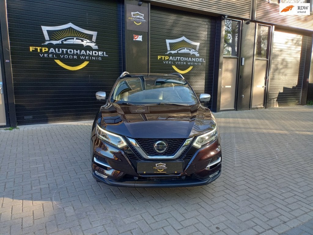 Nissan Qashqai 1.2 Tekna + LEER PANO STOELVERWARMING, Auto's, Nissan, Gebruikt, Leder, Automatische klimaatregeling, 115 pk