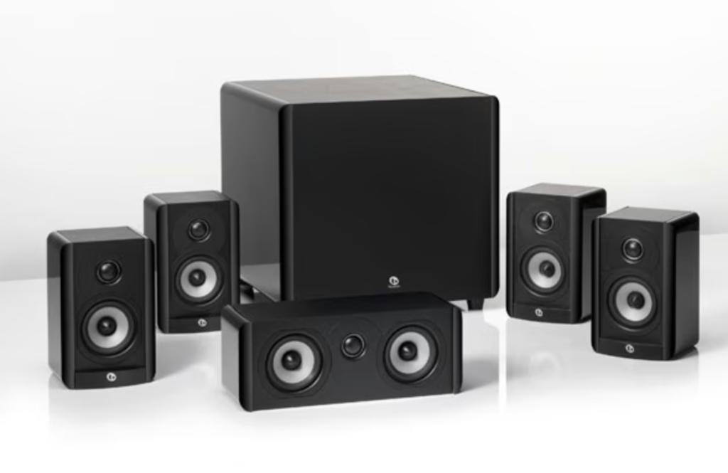 Boston luidsprekers 5.1 + sub, Gebruikt, 60 tot 120 watt, Front, Rear of Stereo speakers, Ophalen