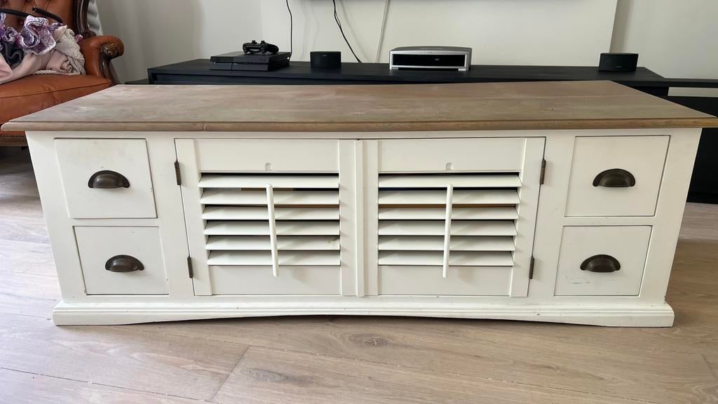 Tv kast, Huis en Inrichting, Kasten | Televisiemeubels, Ophalen, 100 tot 150 cm, Zo goed als nieuw, Minder dan 100 cm