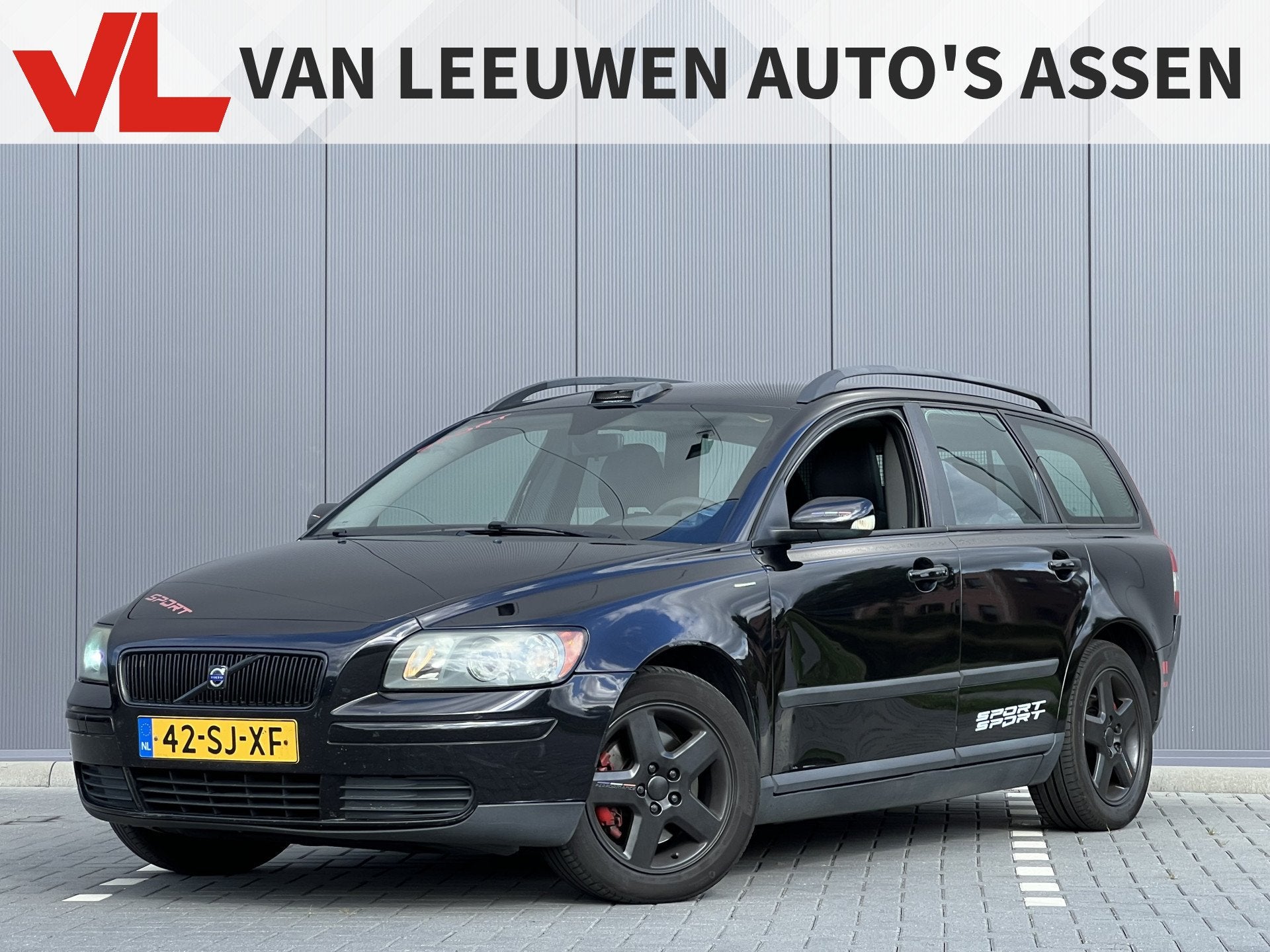 Volvo V50 2.4 | Nieuwe apk | Cruise | Airco (bj 2006), Stof, Gebruikt, Zwart, Origineel Nederlands
