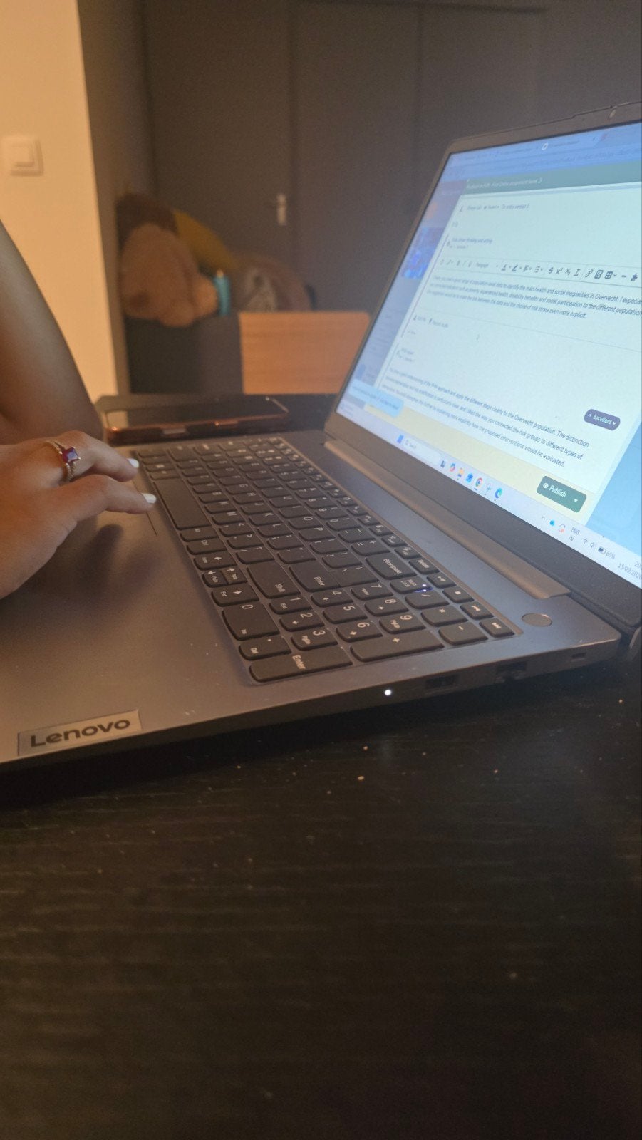 Lenovo V15 AMD Athlon Laptop (8GB/512GB SSD/Win 11), 15 inch, 8 GB, SSD, AMD Athlon Dual Core 7th Gen 7120U