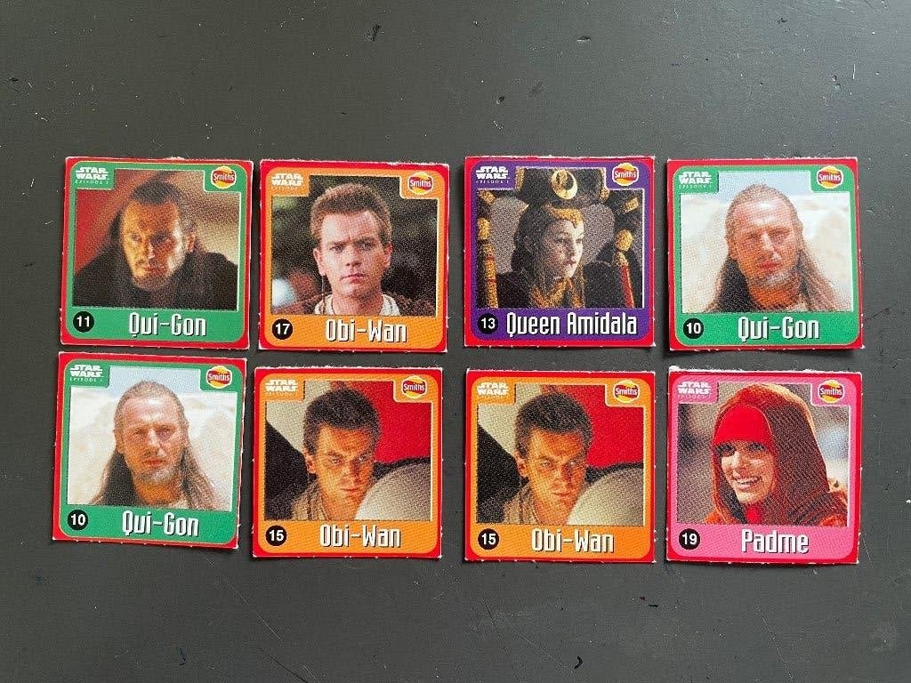 Star Wars kaartjes Smith chips, Verzamelen, Verzenden, Gebruikt, Overige typen