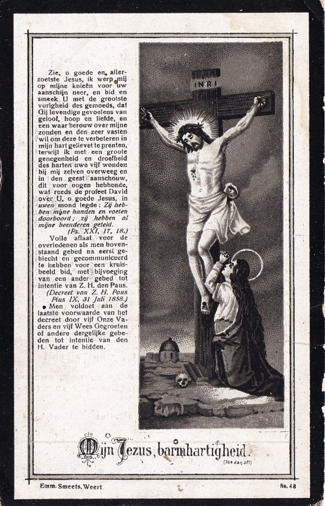 BP - FRANCISCUS - GOMMANS - HELDEN DORP- 1902 /1917, Ophalen of Verzenden, Bidprentje
