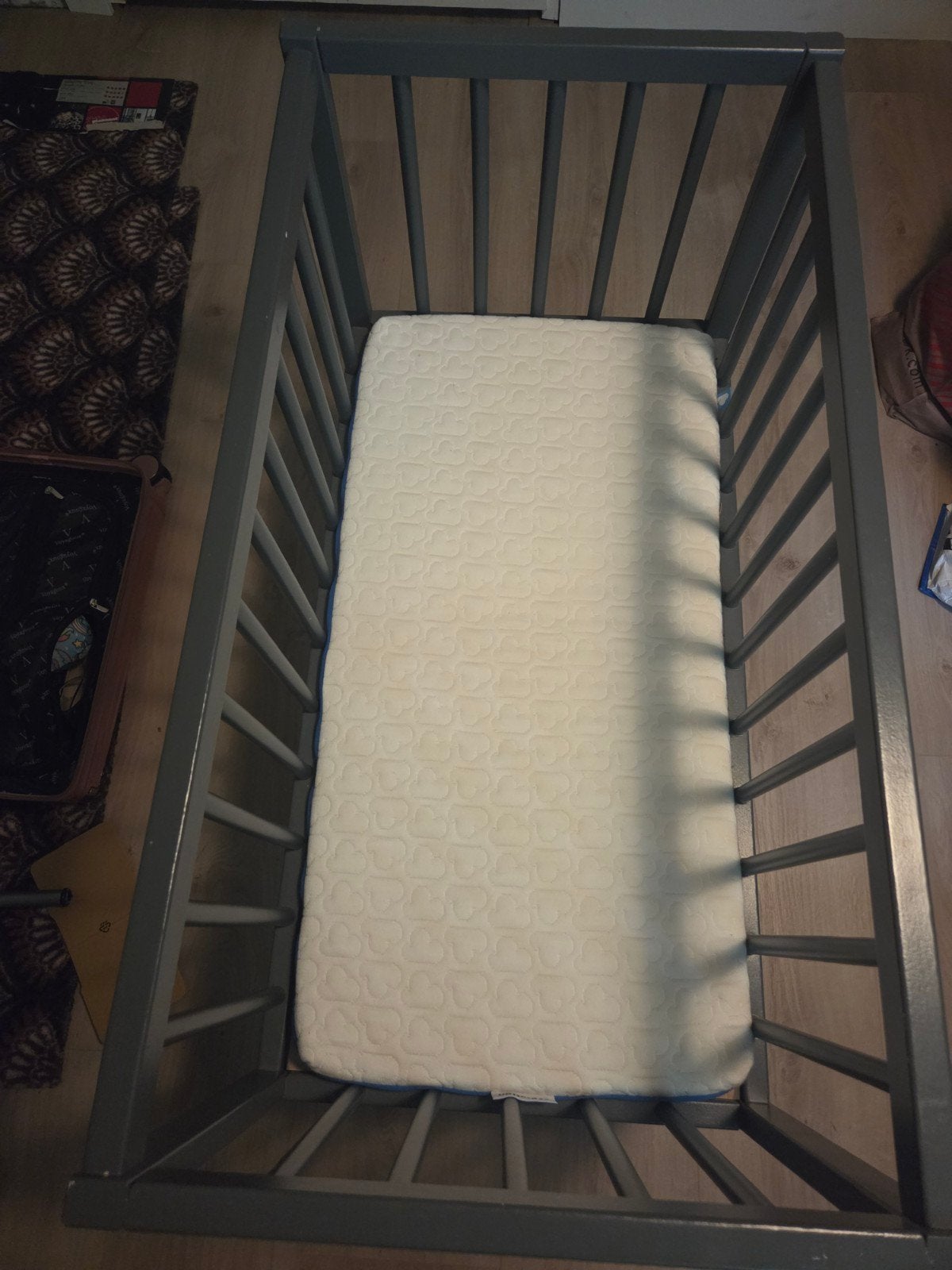 Prenatal wieg met Aerosleep matras, topper en beddengoed, Ophalen, Zo goed als nieuw, Wieg