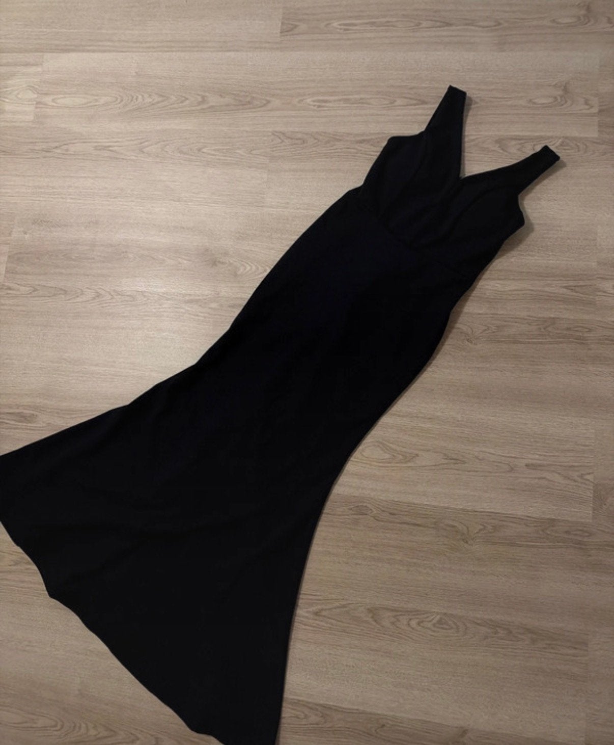 Zwarte Maxi Jurk gala jurk, Zwart, Ophalen of Verzenden, Zo goed als nieuw, Maat 36 (S)