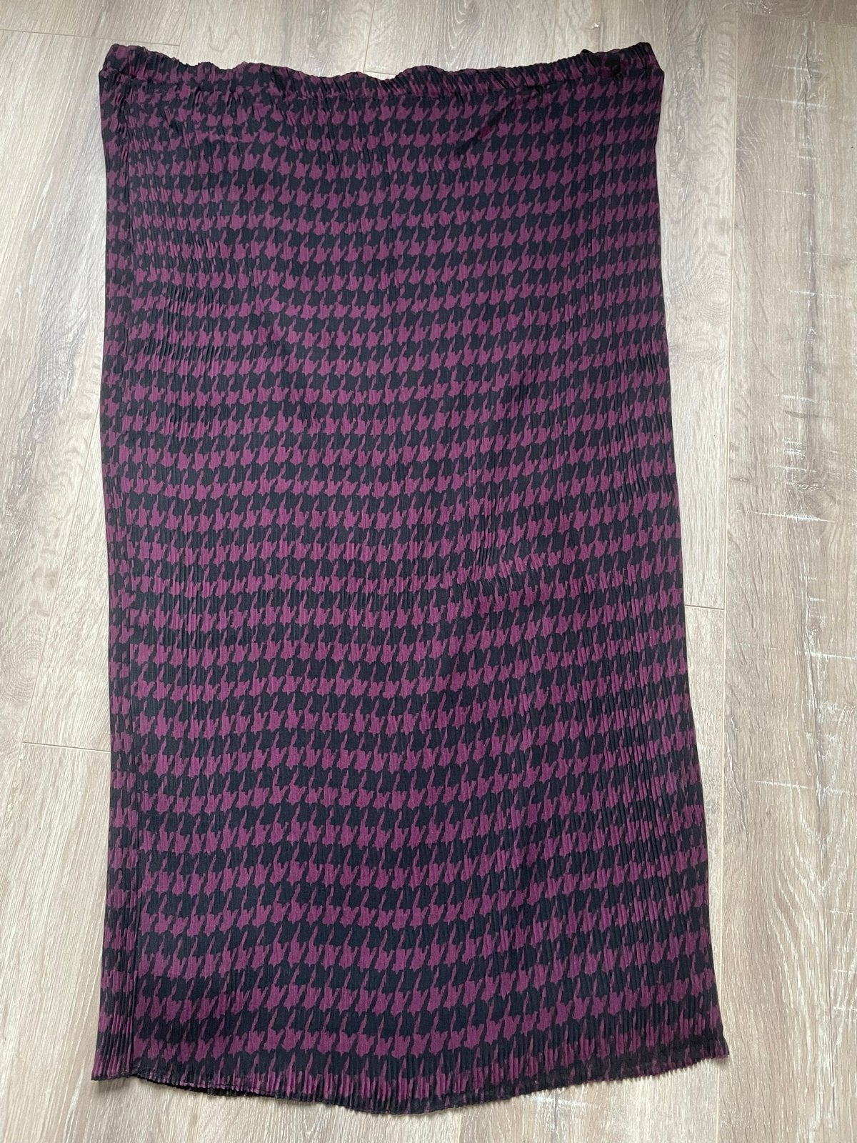 Yoek rok met pied-de-poule print - Maat XXL, Paars, Maat 46/48 (XL) of groter, Nieuw, Ophalen of Verzenden