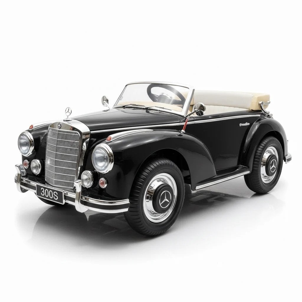 Mercedes-Benz 300S Elektrische Kinderauto Zwart, Ophalen, Zo goed als nieuw, Afstandsbediening