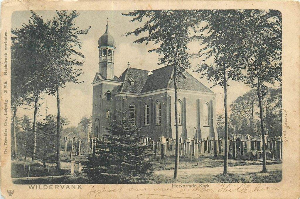 701-332-045 Wildervank Herv Kerk, Verzenden, Voor 1920, Groningen