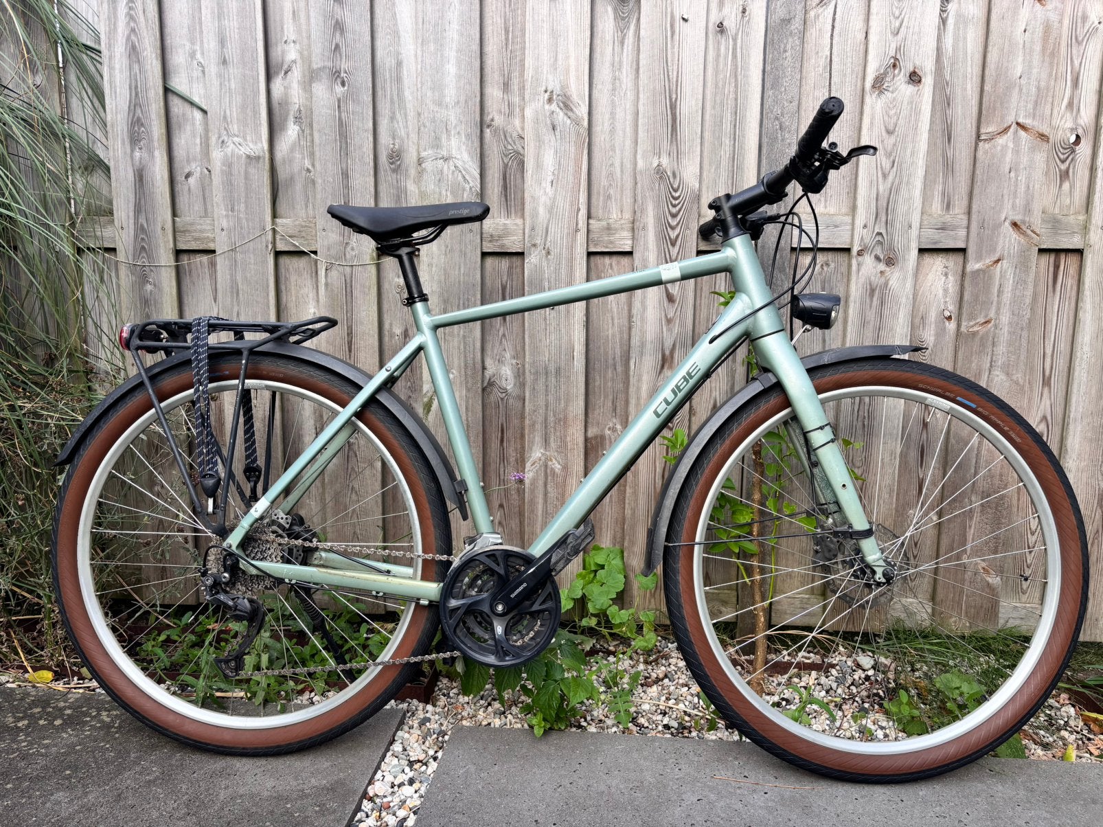 Cube Hyde Pro Urban City MTB herenfiets 28”, Fietsen en Brommers, Versnellingen, Zo goed als nieuw, 57 tot 61 cm, Schijfrem