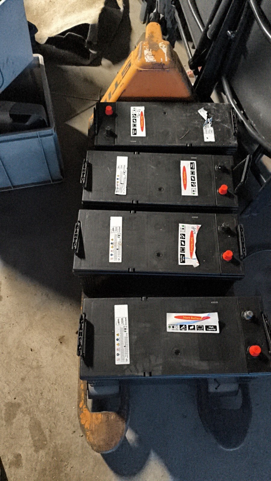 1 grote accu start battery, Ophalen, Gebruikt, Overige merken, Accu's en Toebehoren