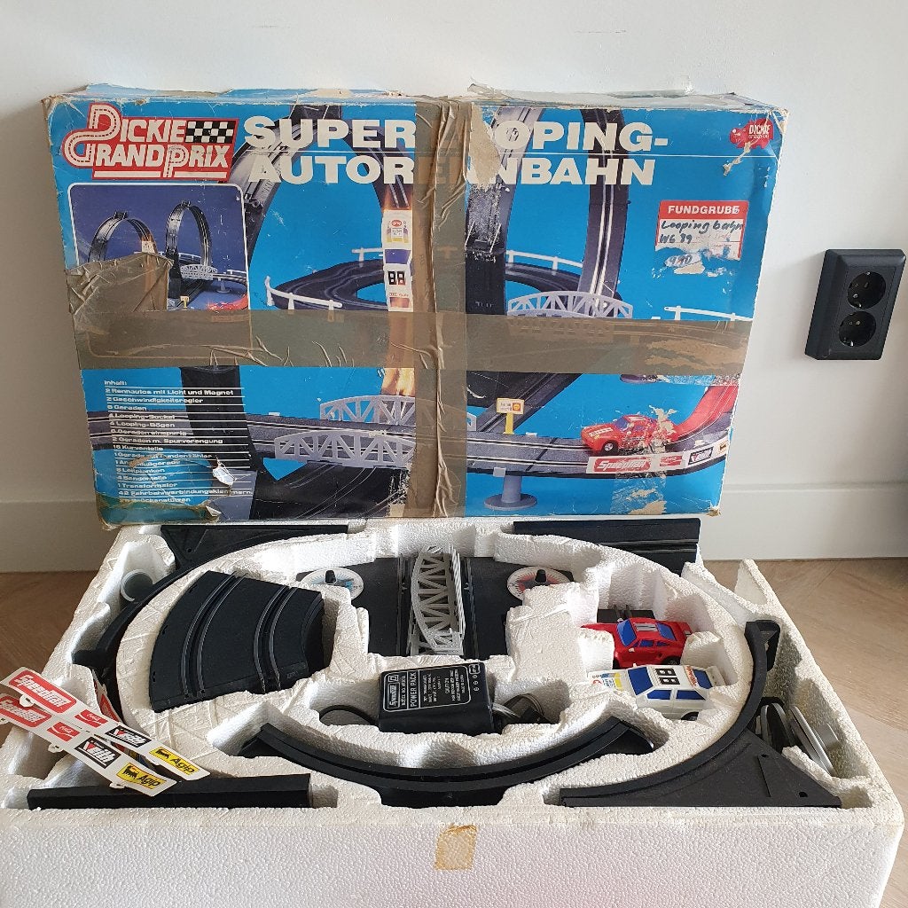 Dickie Grand Prix Super Autoracebaan met looping, Kinderen en Baby's, Speelgoed | Racebanen, Overige merken, Verzenden, Met looping
