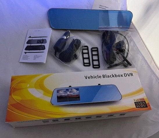 Dashcam overzet spiegel auto FULLHD kwaliteit *NIEUW +CAMERA, Ophalen of Verzenden, Nieuw