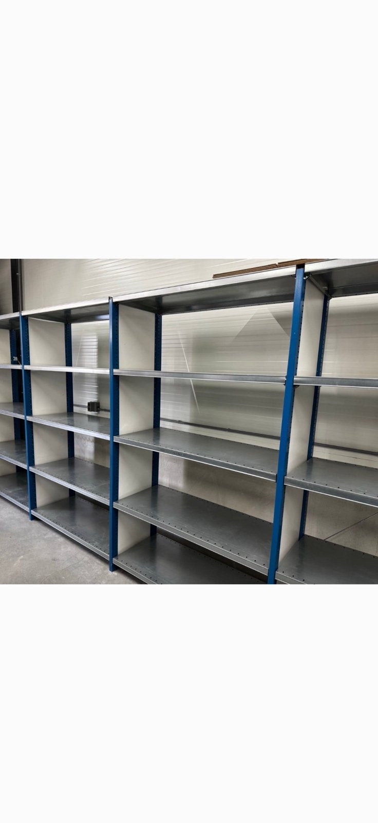 Nedon stellingen 50cm diep, ca 50 meter, Ophalen, Zo goed als nieuw, IJzer