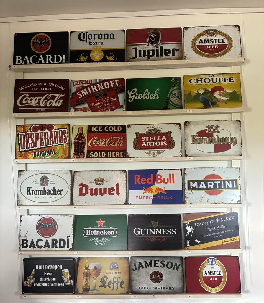 Metalen bordjes 20x30 cm  mancave verschillende, Elspeet, Olt, Overige genres, Nieuw in verpakking