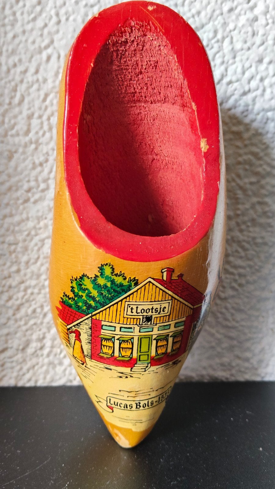 Vintage decoratieve klomp't Lootsje, Lucas Bols-1575, Ophalen of Verzenden, Gebruikt