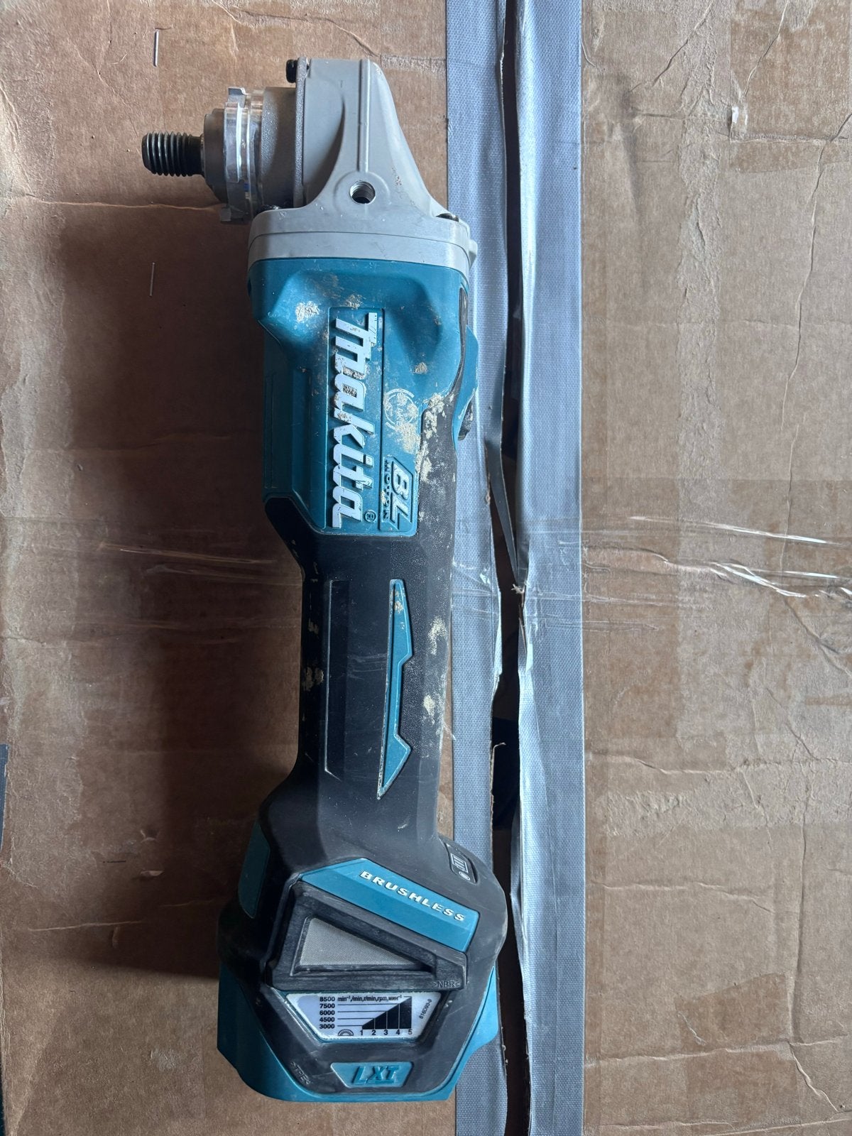 Makita DGA513 Accu Haakse Slijper 18V - Zonder Beschermkap, Ophalen of Verzenden, Zo goed als nieuw, 1000 watt of meer, Haakse handslijpmachine