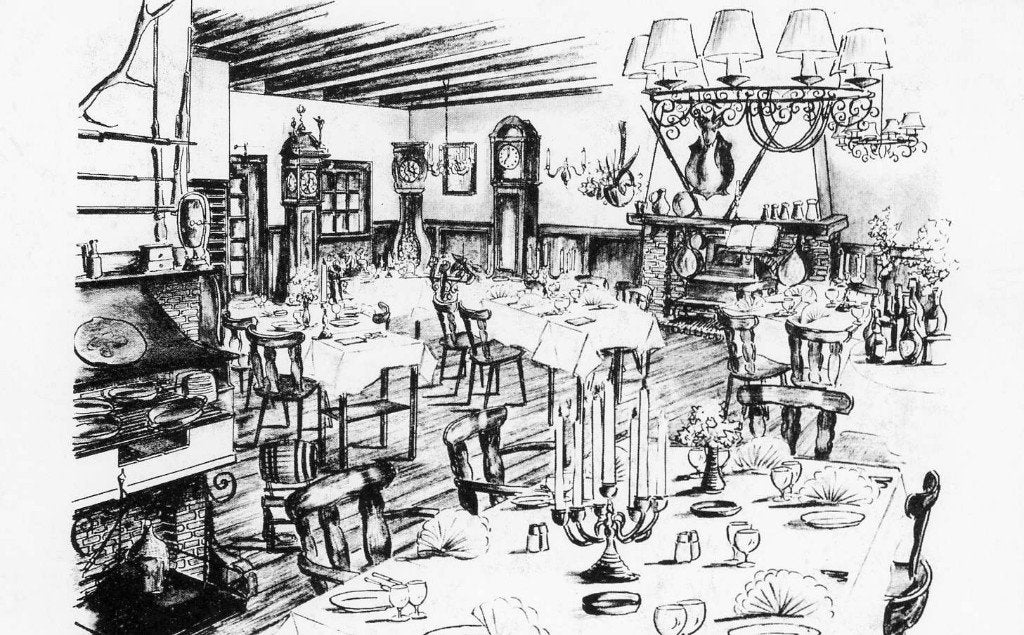 BOVENKARSPEL Hotel Restaurant Het Roode Hert, Verzenden, 1960 tot 1980, Ongelopen, Noord-Holland