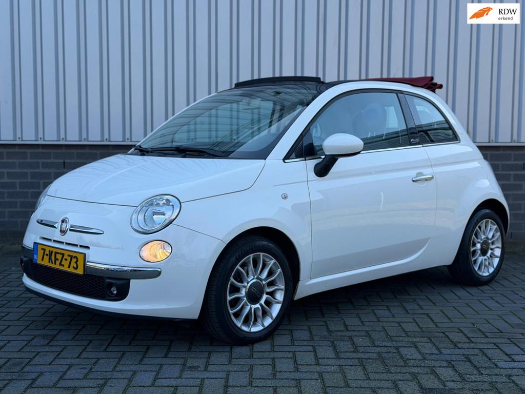 Fiat 500 C 0.9 TwinAir Lounge |Airco|Open dak|Half Leder|, Euro 5, 86 pk, Gebruikt, 31 €/maand