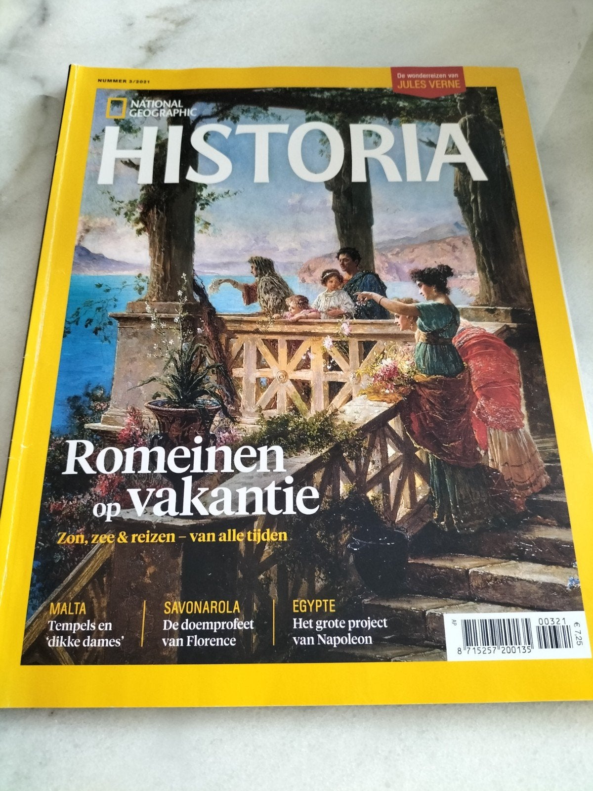 National Geographic Historia - Romeinen op vakantie, Boeken, Ophalen of Verzenden, Zo goed als nieuw, Overige typen