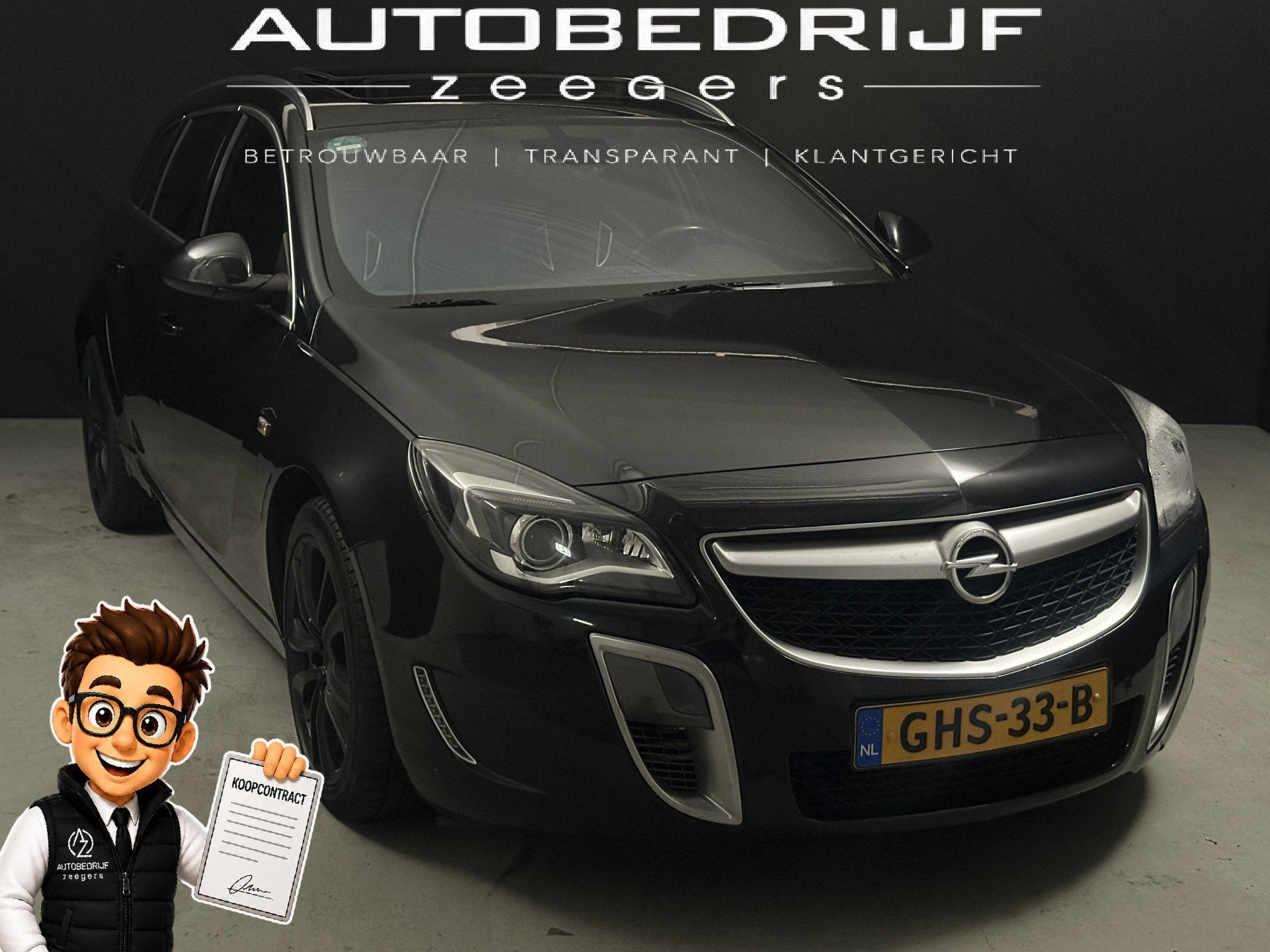 Opel Insignia Sports Tourer 2.8 T OPC 4x4 MOTOR DEFECT, Automaat, Euro 5, Parkeersensor, Gebruikt