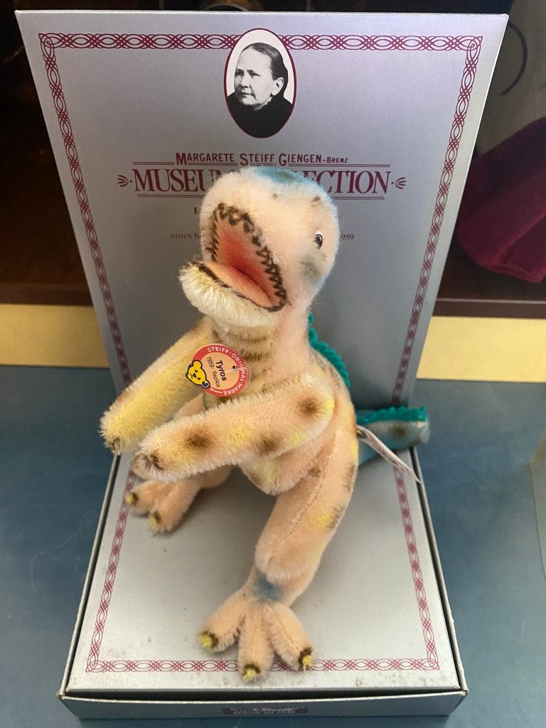Steiff dino museum collectie, Ophalen of Verzenden, Gebruikt, Stoffen beer, Steiff