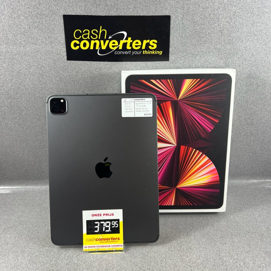 Apple Ipad Pro 11" 3de gen | 128GB | Wifi+Sim | 406084, Gebruikt, Apple iPad, 11 inch, Ophalen of Verzenden