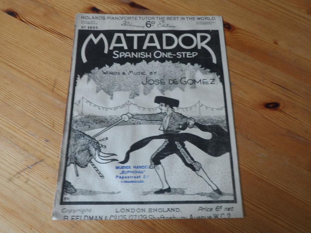 Matador - jose de gomez, Muziek en Instrumenten, Zang, Gebruikt, Ophalen of Verzenden, Artiest of Componist