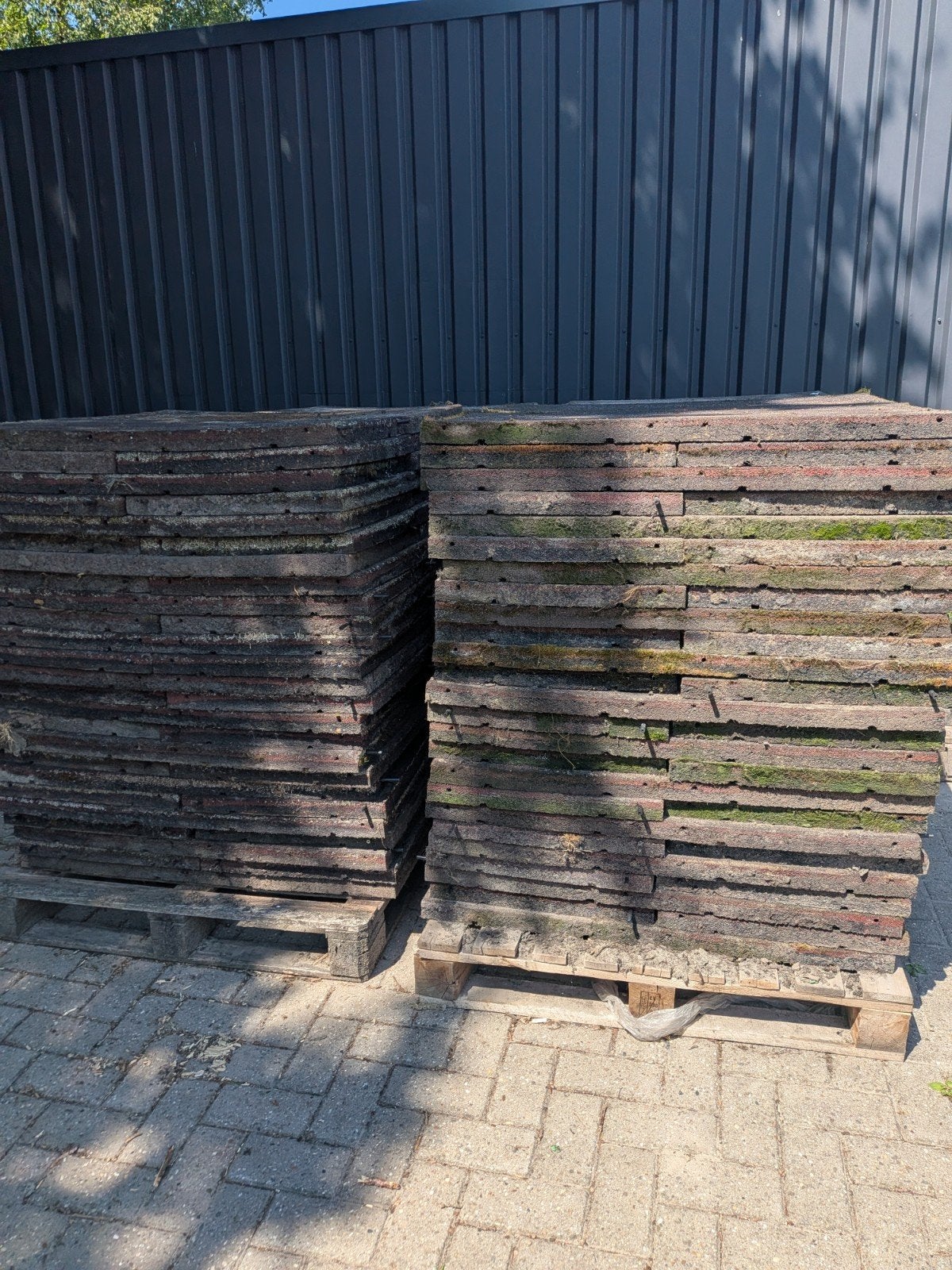 Gebruikte rubberen tegels / stalmatten 100x50x4,5 cm, ., ., ., Weidegang