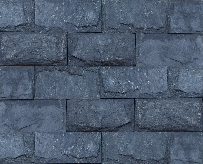 Steenstrip / wall tile Black Quarzite 30x15x1,5-2,5 cm, Tuin en Terras, Ophalen of Verzenden, Nieuw, Natuursteen, Overige typen