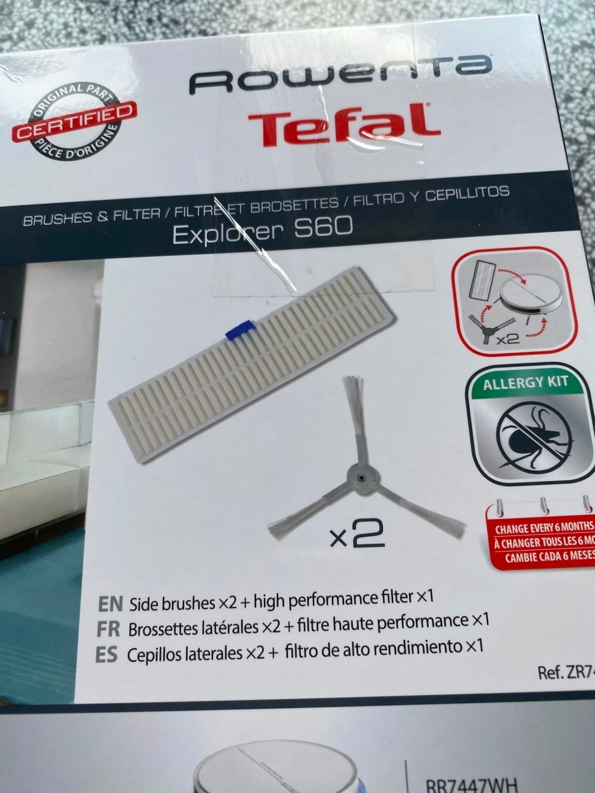 Onderhoudsset voor Rowenta Explorer Serie 60 robotstofzuiger, Ophalen of Verzenden, Nieuw