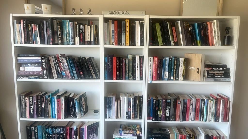 Boekenkast, Huis en Inrichting, Kasten | Boekenkasten, Ophalen, 150 tot 200 cm, Zo goed als nieuw, 150 tot 200 cm