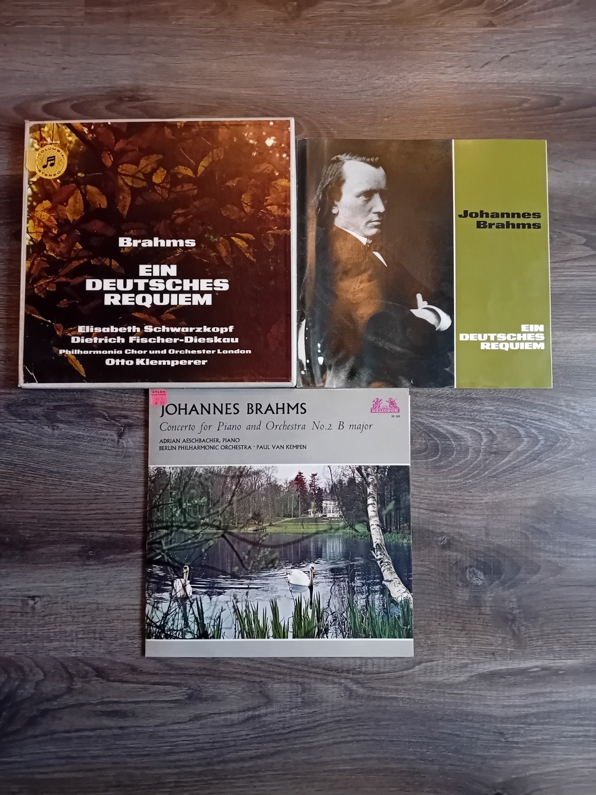 Johannes Brahms - Ein Deutsches Requiem & Pianoconcert nr. 2, Gebruikt, Ophalen of Verzenden, Romantiek, Inclusief boekje