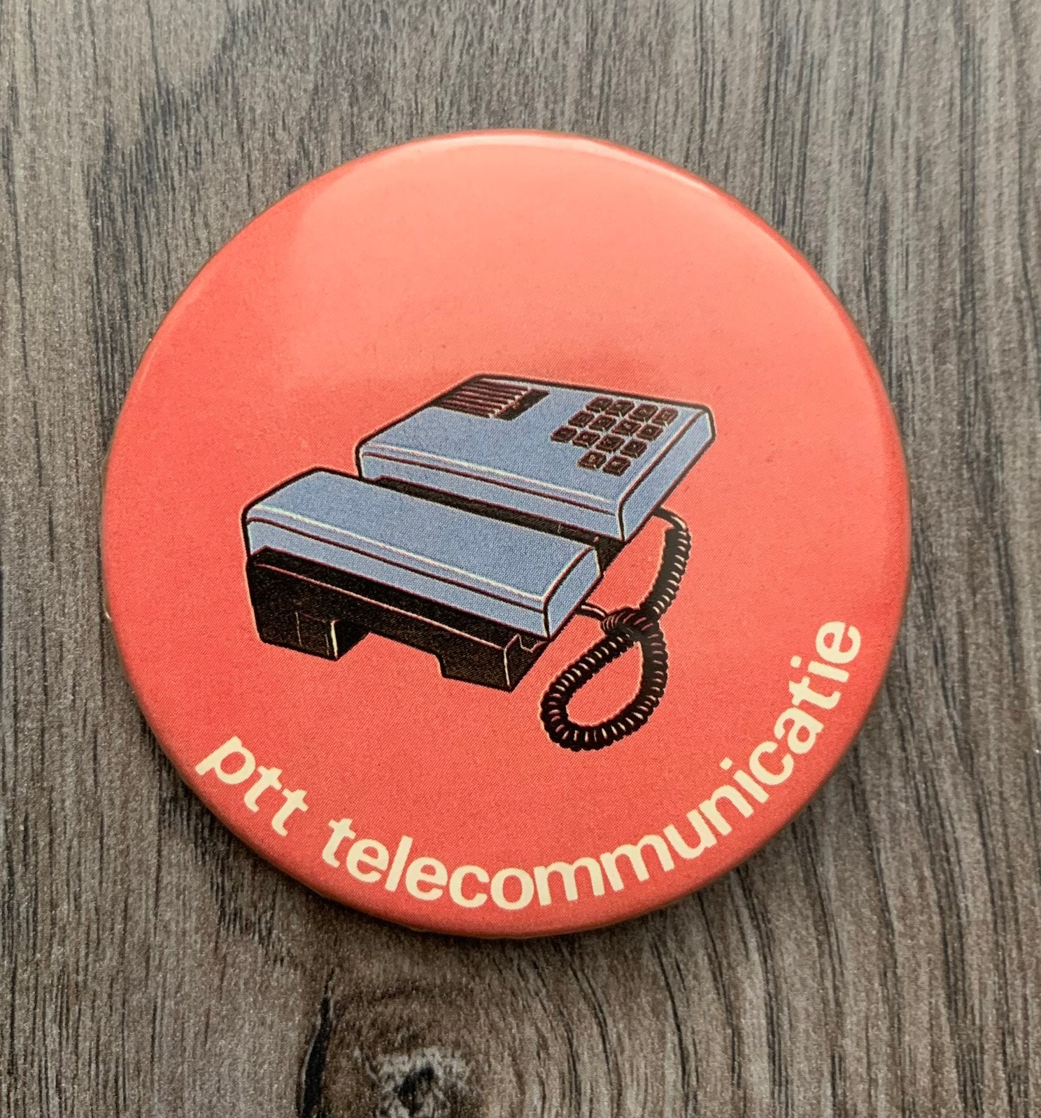 PTT TeleCommunicatie Button, Ophalen of Verzenden, Zo goed als nieuw