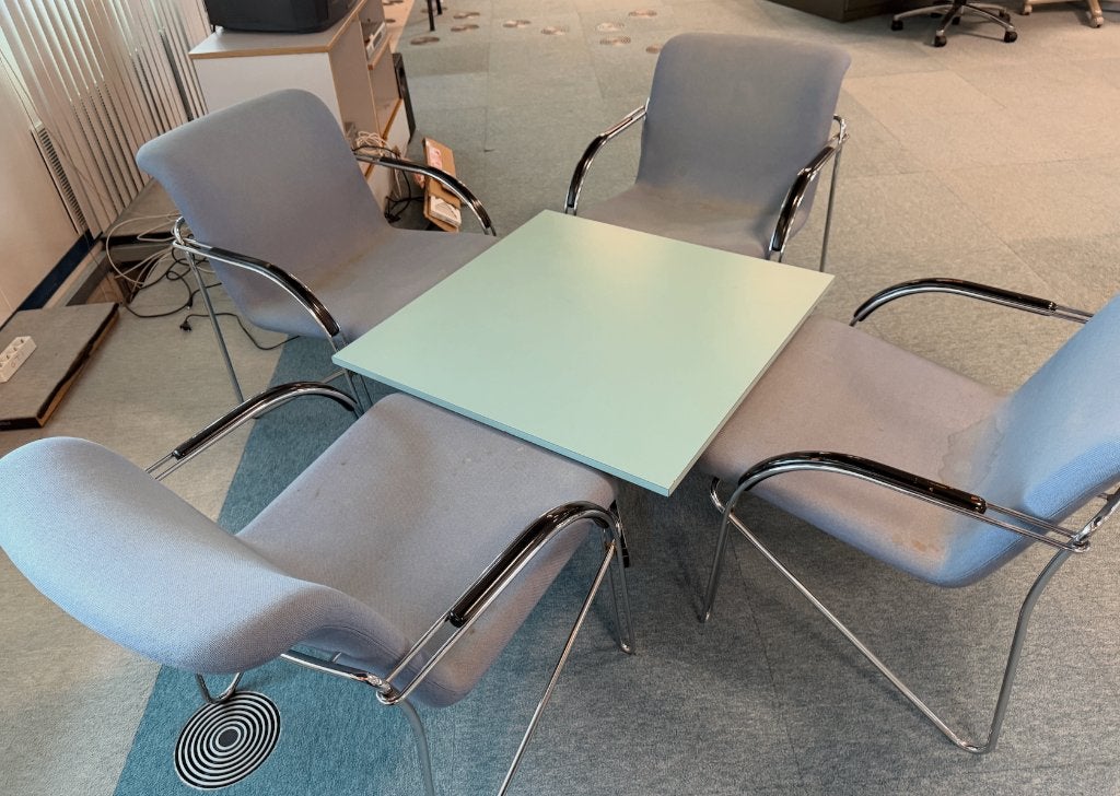 Stoelen salontafel (Alfred Hofmann - GISPEN), Huis en Inrichting, Stoelen, Ophalen, Gebruikt, Overige kleuren, Vintage