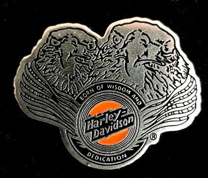 Harley Davidson- Born of wisdom pin, Verzenden, Nieuw, Transport, Speldje of Pin