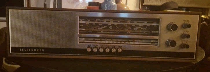 Vintage Telefunken Gavotte 1691 Radio, Ophalen of Verzenden, Gebruikt, Radio