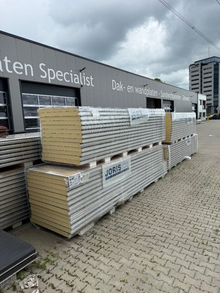 Sandwichpanelen 80mm RAL7016 Wand Microrib Restpartij divers, Ophalen, Nieuw, Overige materialen, 50 tot 100 mm