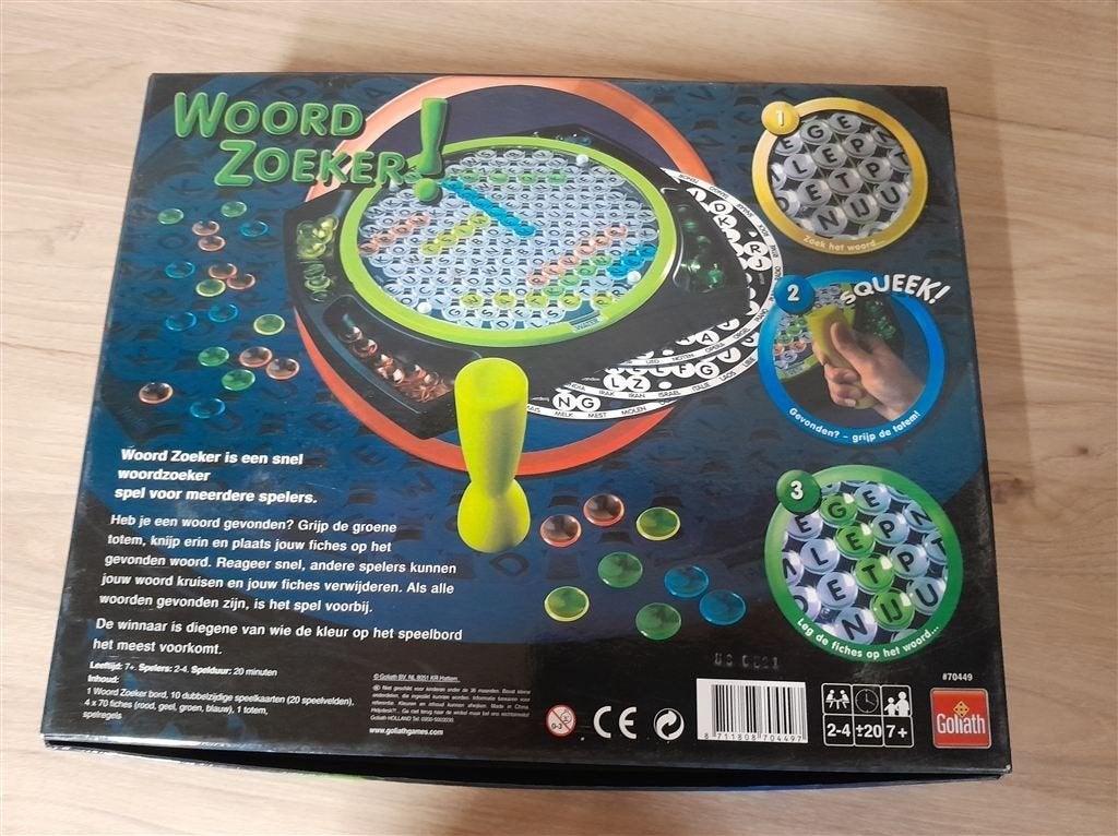 woordzoeker! Goliath - s1211, Hobby en Vrije tijd, Gezelschapsspellen | Bordspellen, Verzenden, Zo goed als nieuw