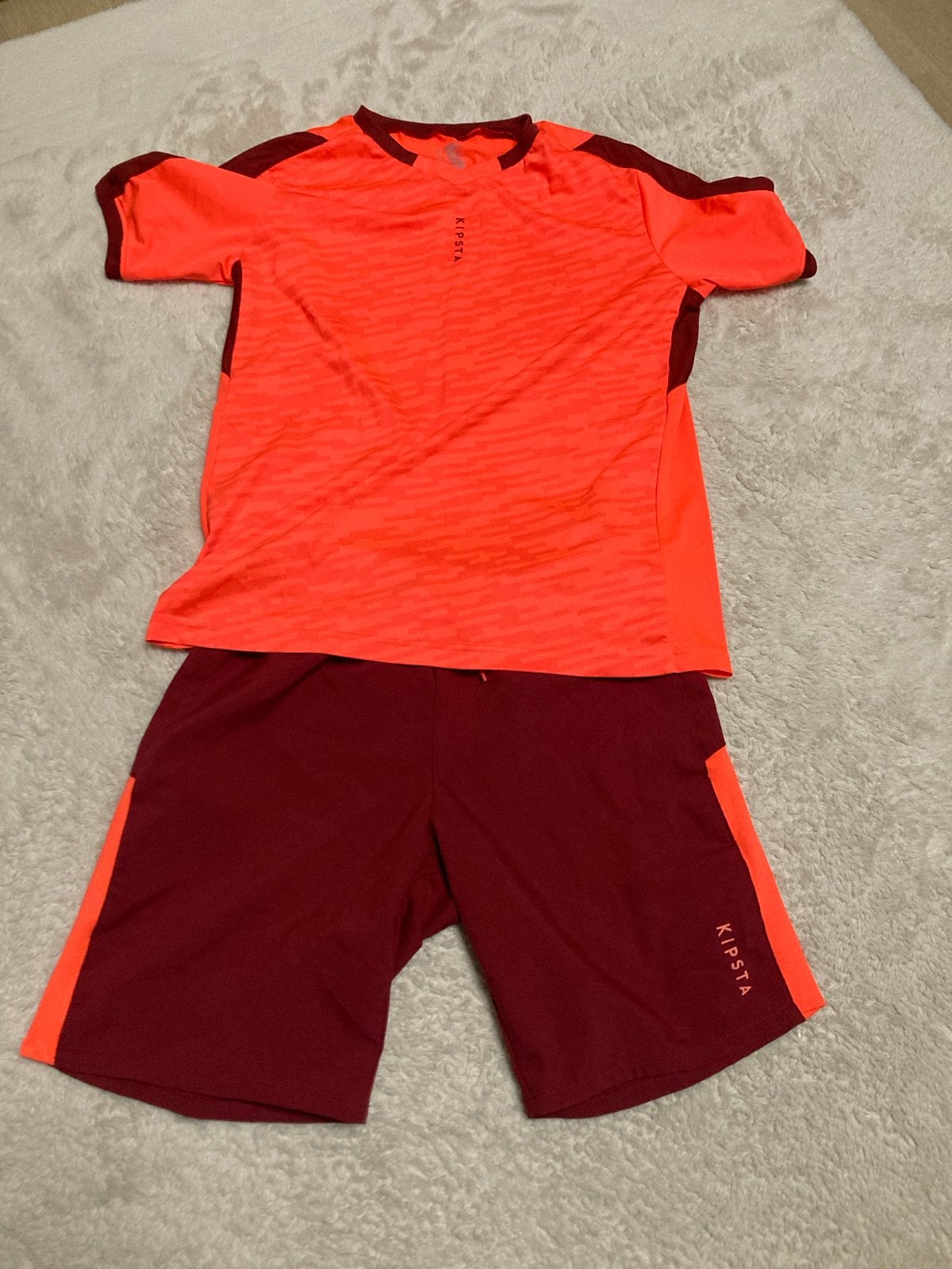 Kipsta voetbalset voor jongens (shirt en broekje), Ophalen, Meerkleurig, Overige maten, Zo goed als nieuw