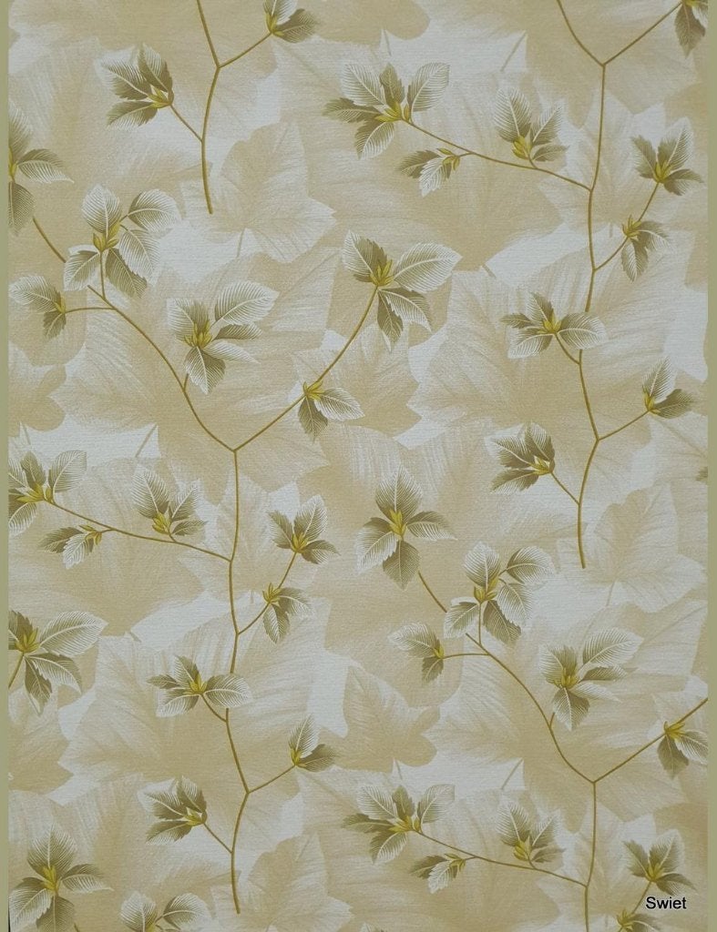 14001 behang beige takken botanisch seventies mild 70s swiet, Ophalen of Verzenden, Beige