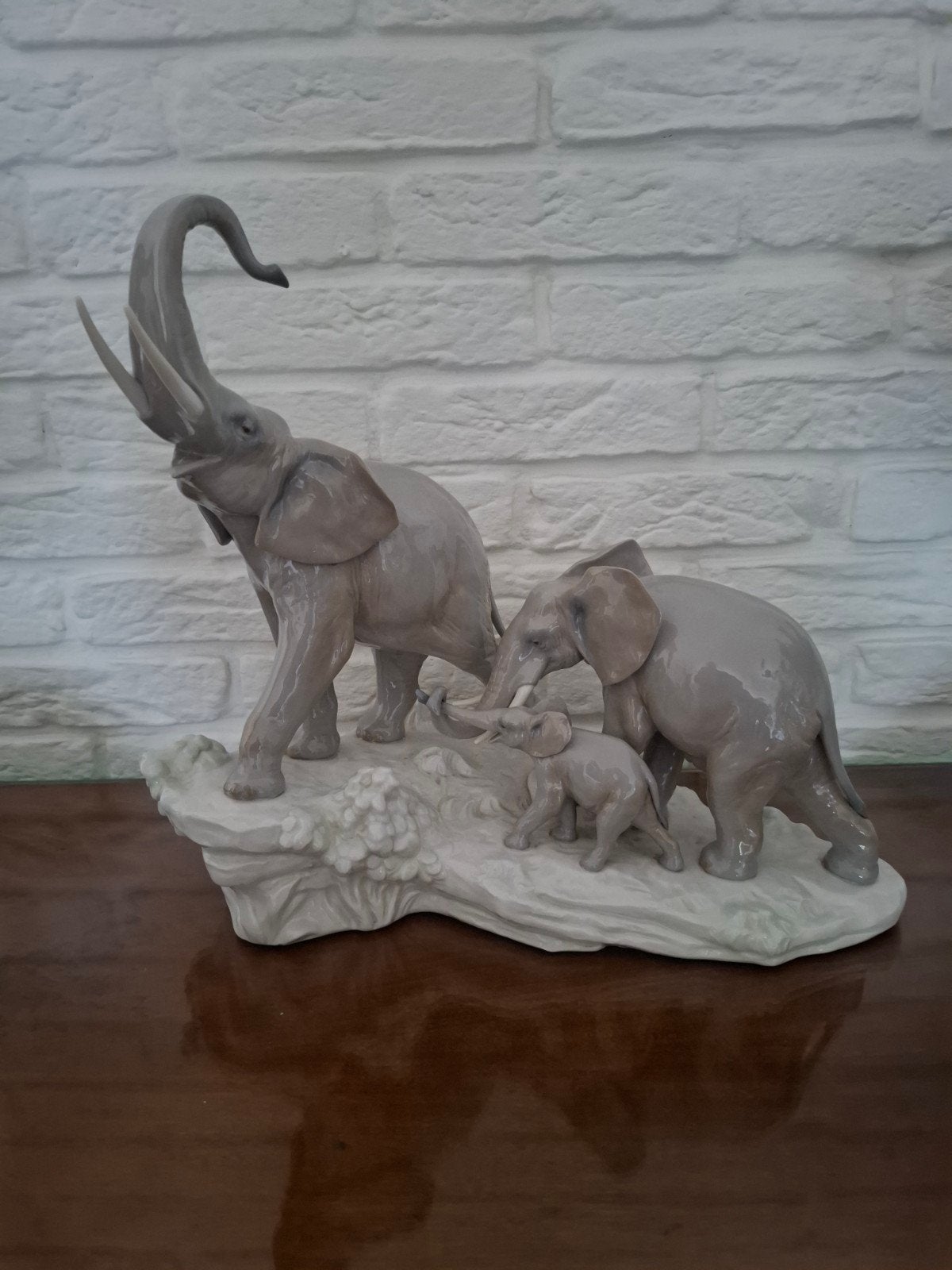 Lladro beeld Olifanten, Ophalen, Zo goed als nieuw, Dier
