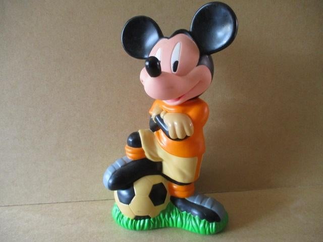 adv10192 mickey mouse douchegel figuur, Ophalen, Mickey Mouse, Gebruikt, Beeldje of Figuurtje