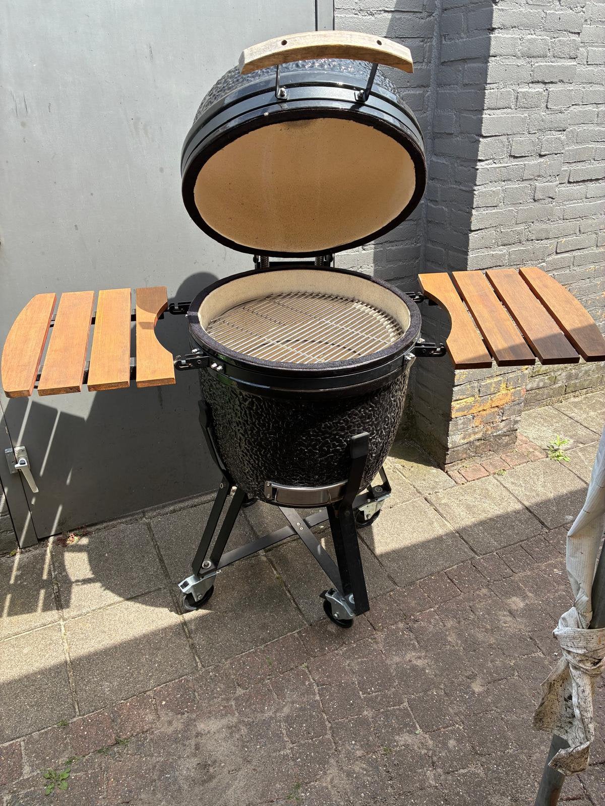 Kamado egg barbecue nieuw 60 cm, Ophalen of Verzenden, Zo goed als nieuw