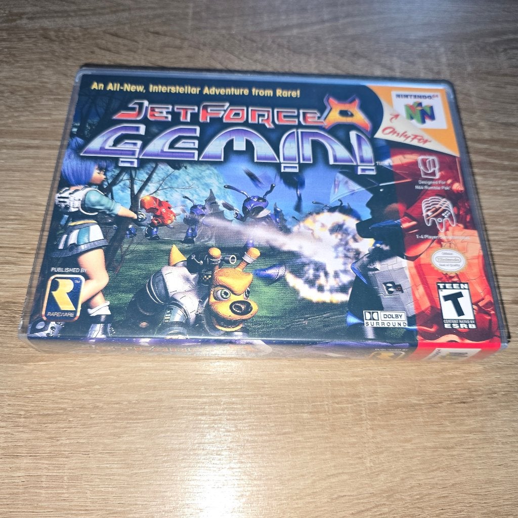 Jet Force Gemini N64 Game Case (2), Spelcomputers en Games, Avontuur en Actie, Verzenden, 1 speler, Zo goed als nieuw