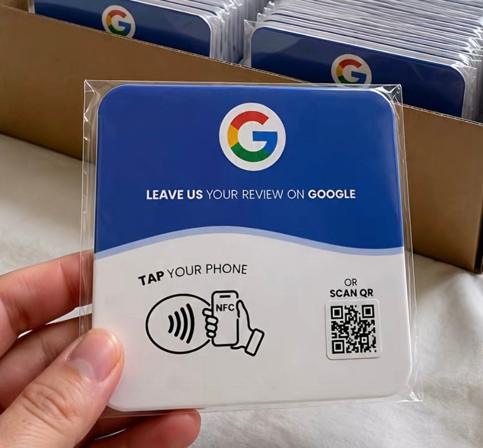 NFC Google Review Kaart, Ophalen of Verzenden, Zo goed als nieuw