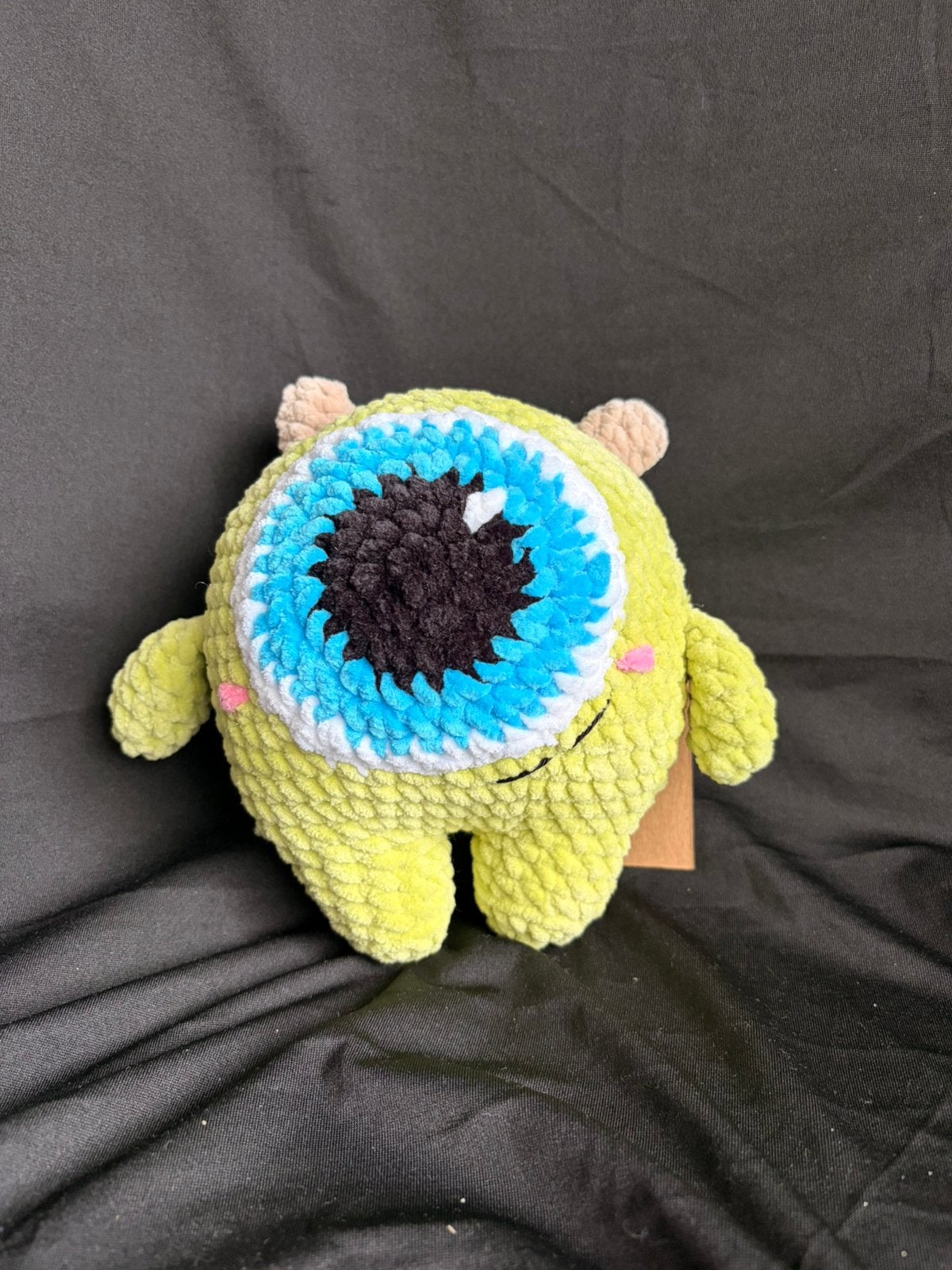 Zelfgehaakte knuffel Mike Wazowski, Ophalen of Verzenden, Nieuw, Haken, Patroon of Boek
