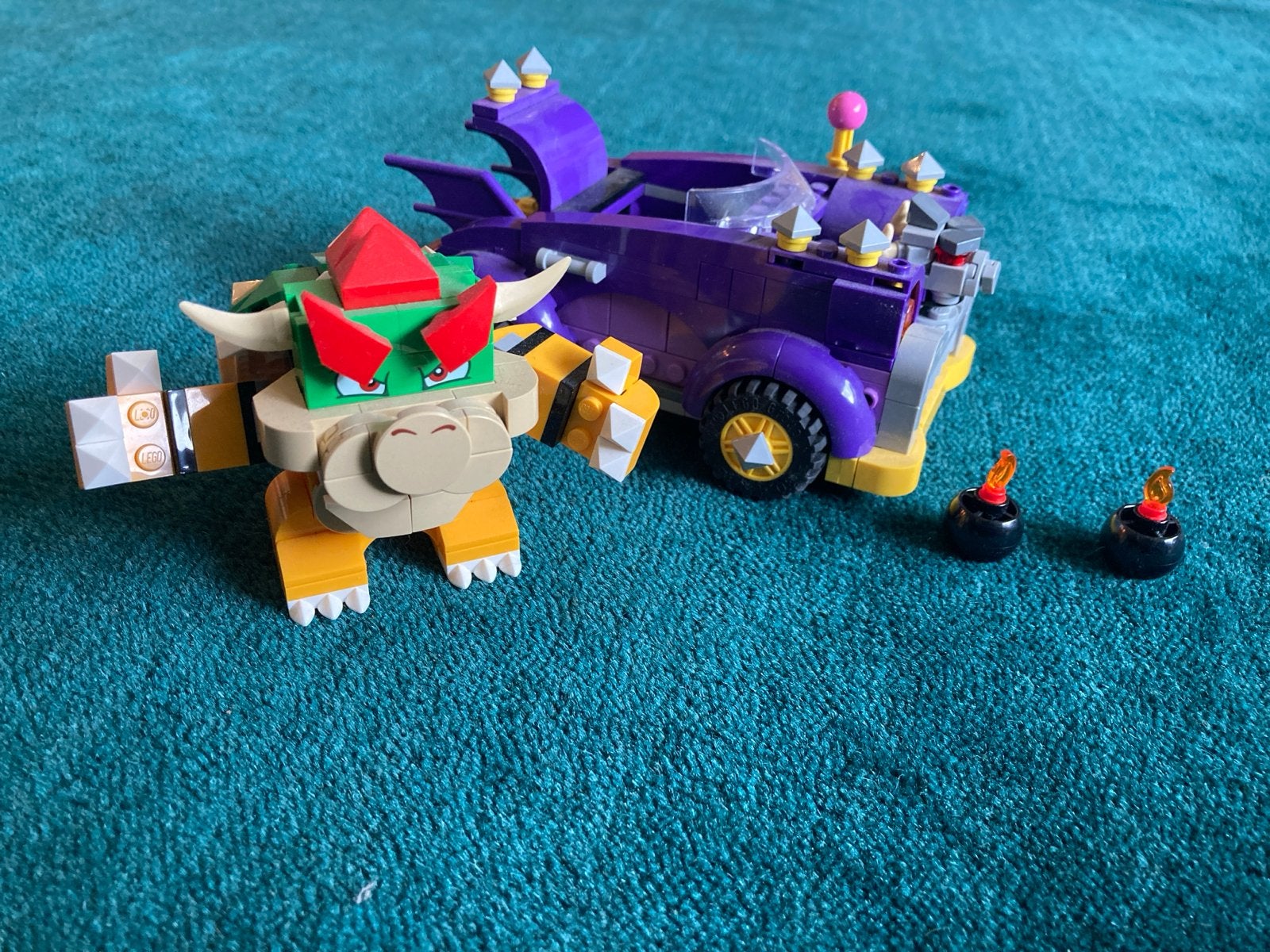 Lego Super Mario Bowser's Kart en Bowser figuur (set 71431), Kinderen en Baby's, Ophalen of Verzenden, Gebruikt, Complete set