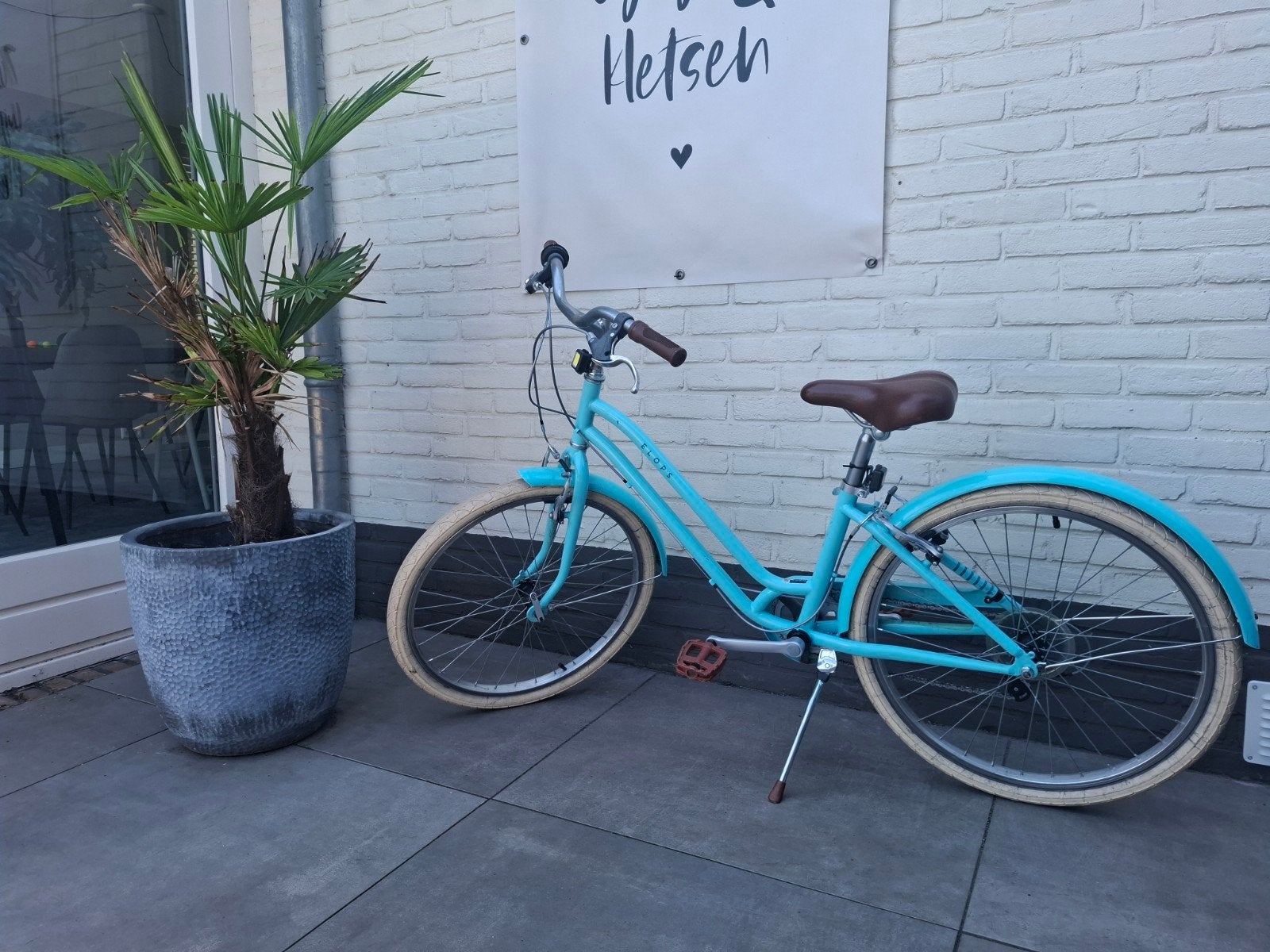 Meisjesfiets 24 inch Elops, Minder dan 47 cm, Ophalen of Verzenden, Gebruikt, Staal