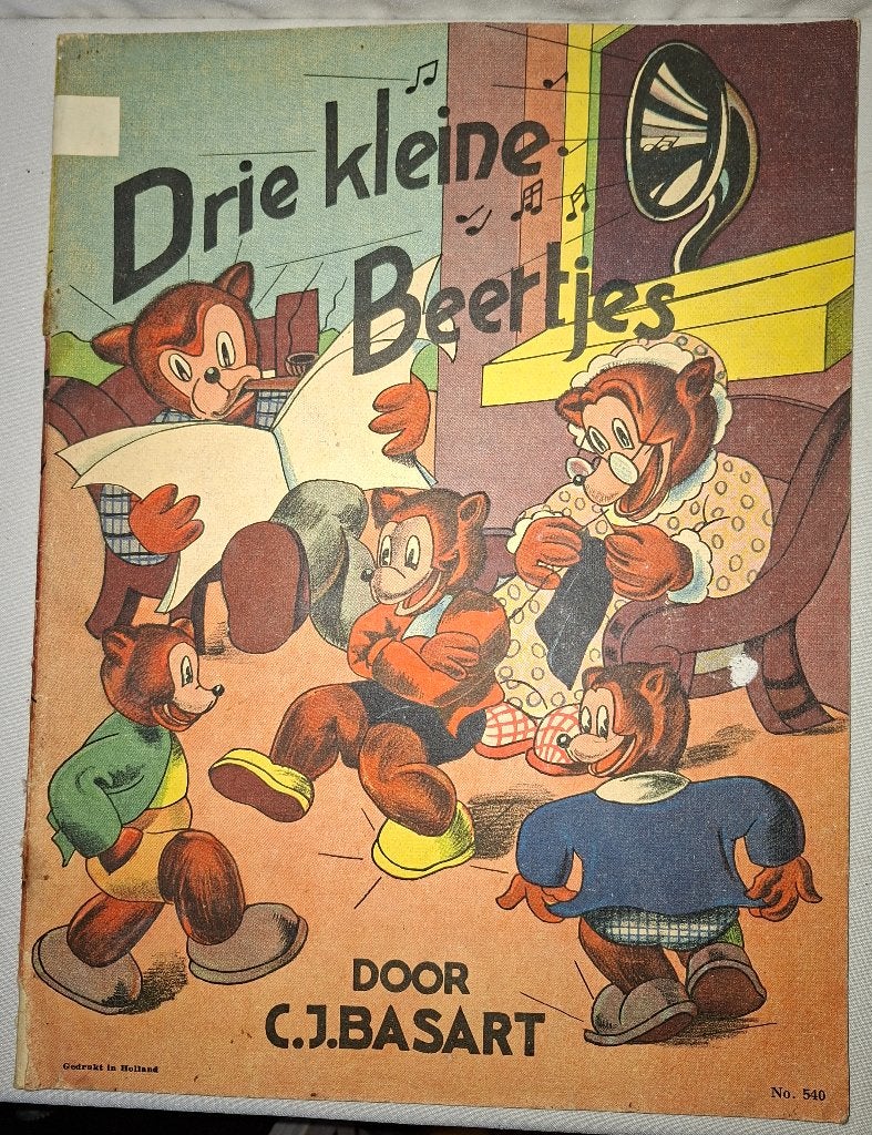 C.J. Basart: Drie kleine Beertjes, Ophalen of Verzenden